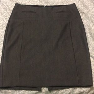 Charcoal gray Express pencil skirt
